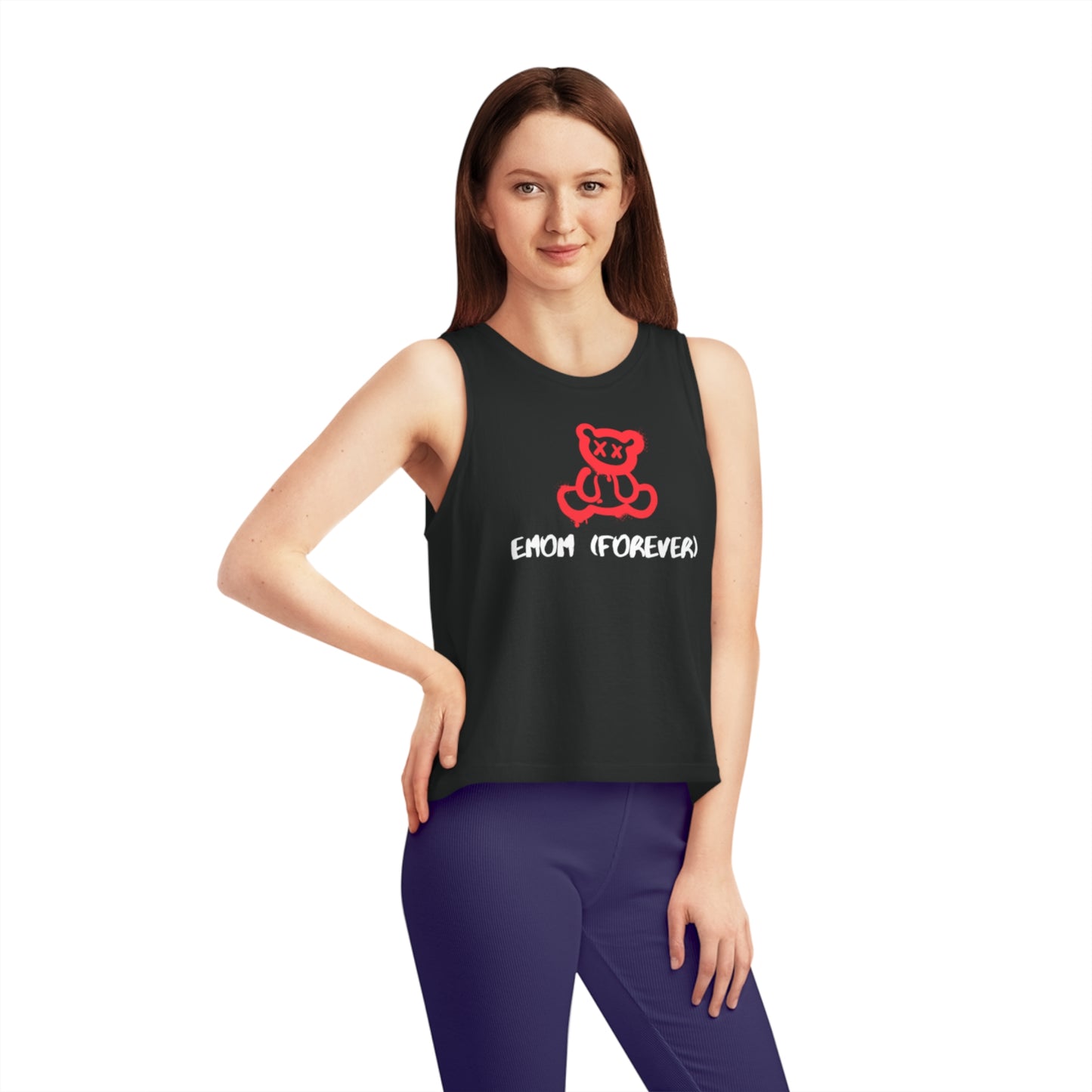 EMOM (forever) - Womens Dancers Cropped Tank Top